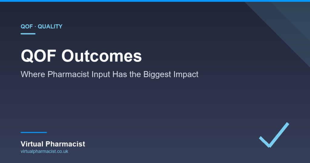 QOF Outcomes and Pharmacist Input - Virtual Pharmacist