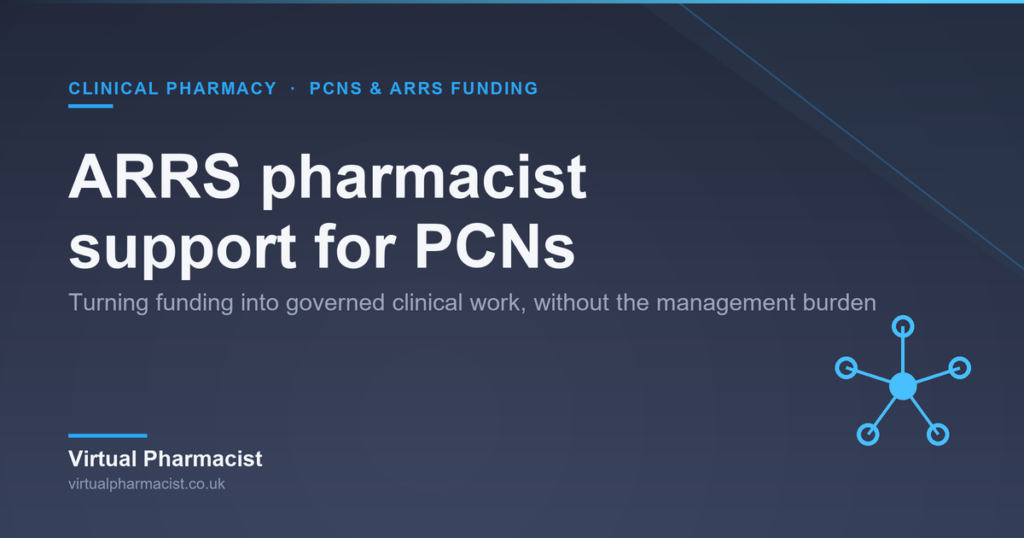 ARRS pharmacist support for PCNs: turning funding into clinical value