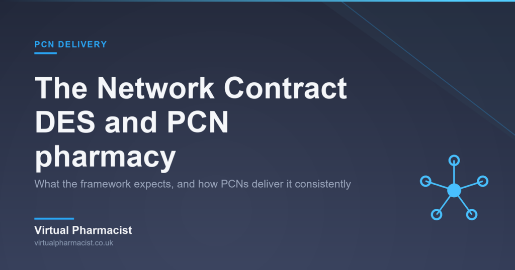 The Network Contract DES and what it means for PCN pharmacy