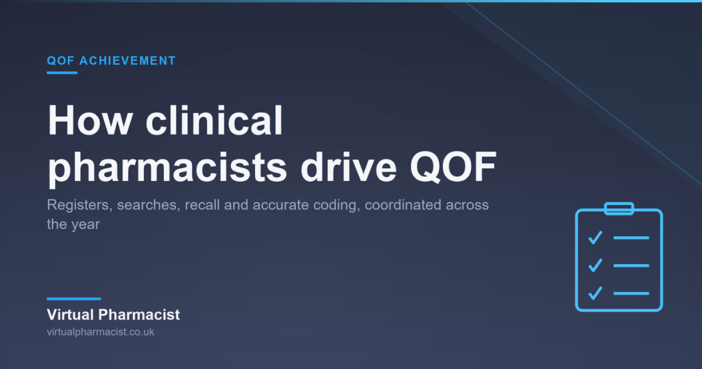 How clinical pharmacists drive QOF achievement