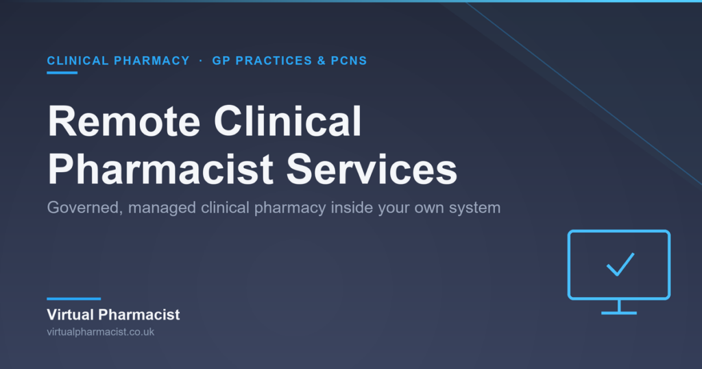 Remote clinical pharmacist services: how they work in primary care