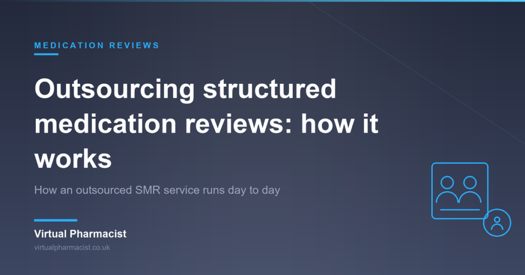 Outsourcing structured medication reviews: how it works: How an outsourced SMR service runs day to day